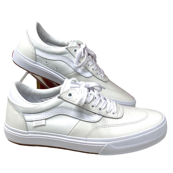 VANS Gilbert Crockett Casual Shoes For Women White Leather Sneakers VN0A5JIFWWW - Picture 1 of 11